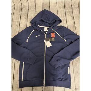NWT Men's Nike Syracuse Orange 2025 Sideline Full Zip SI Hoodie Navy Medium